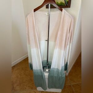 LA MIEL Pastel Ombre Cardigan